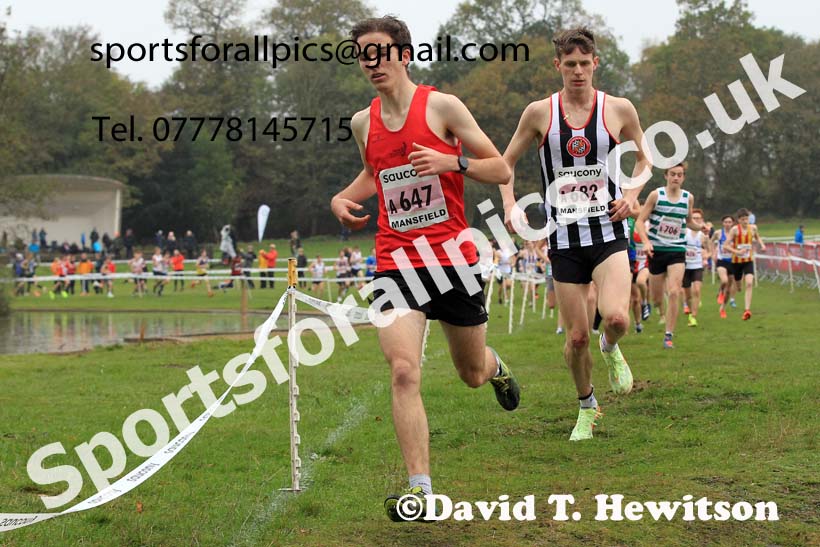 Mens Under-17s, 2022 National Cross Country Relays, Berry Hill Park, Mansfield.  Photo: David T. Hewitson/Sports for All Pics